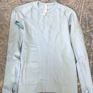 Lululemon rest less pullover heathered caspian 4